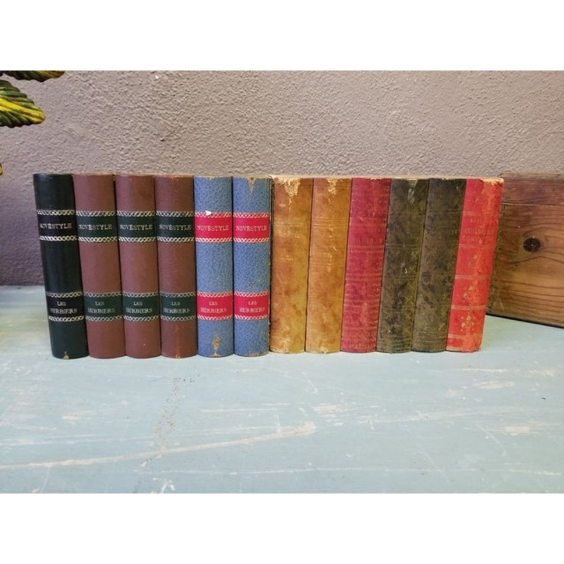 Antique Decorative Books, Set of 2 for sale at Pamono