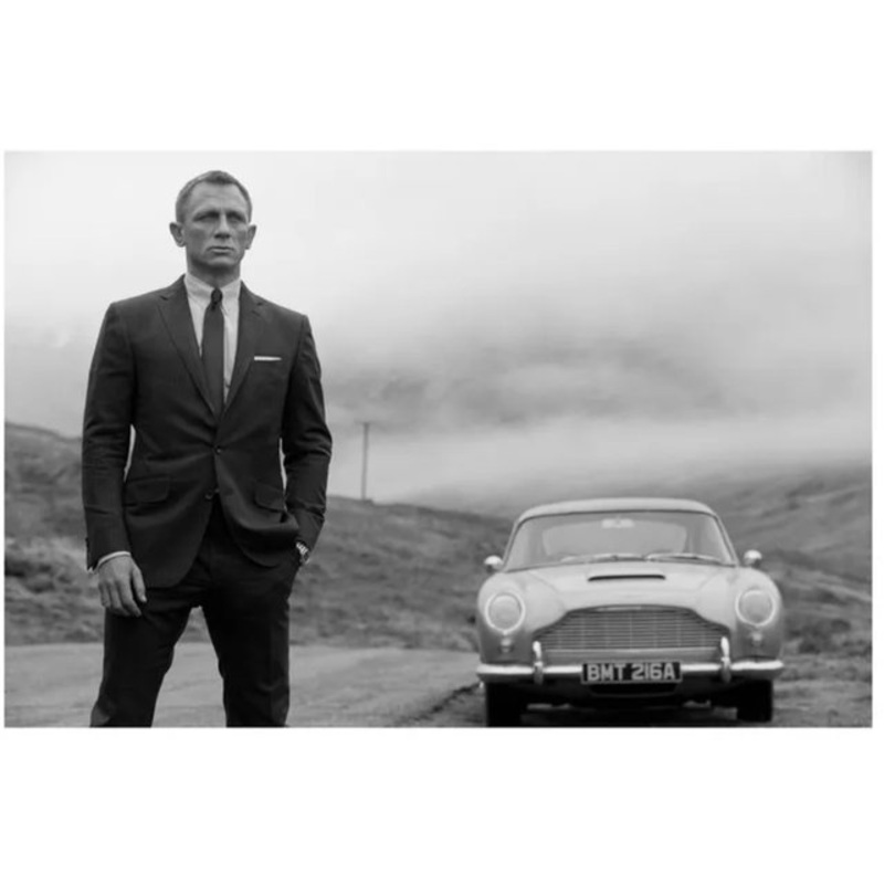 Daniel Craig as Bond, Archival Pigment Print, Framed for sale at Pamono