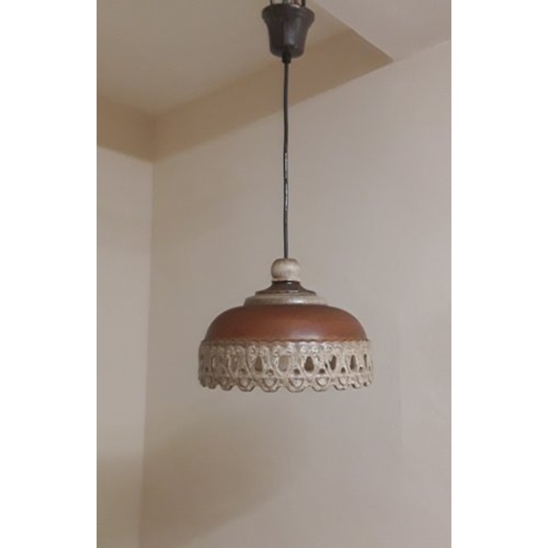 German Ceramic Ceiling Lamp from Pan-Keramik, 1970s for sale at Pamono