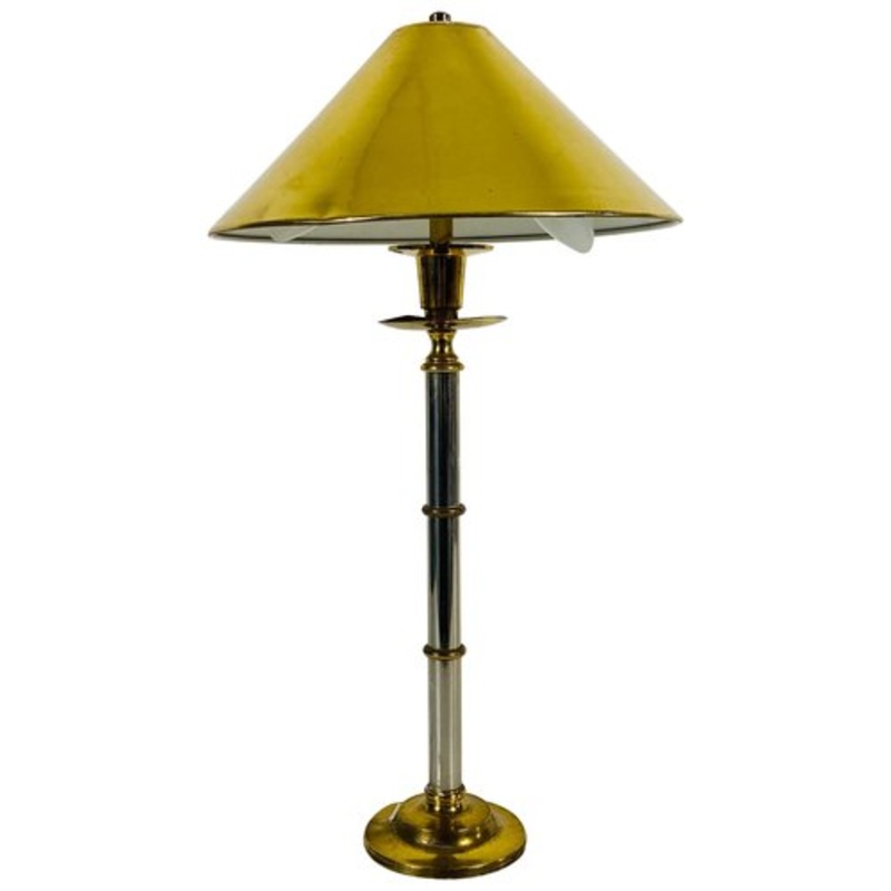 German Solid Brass Table Lamp, 1960s for sale at Pamono