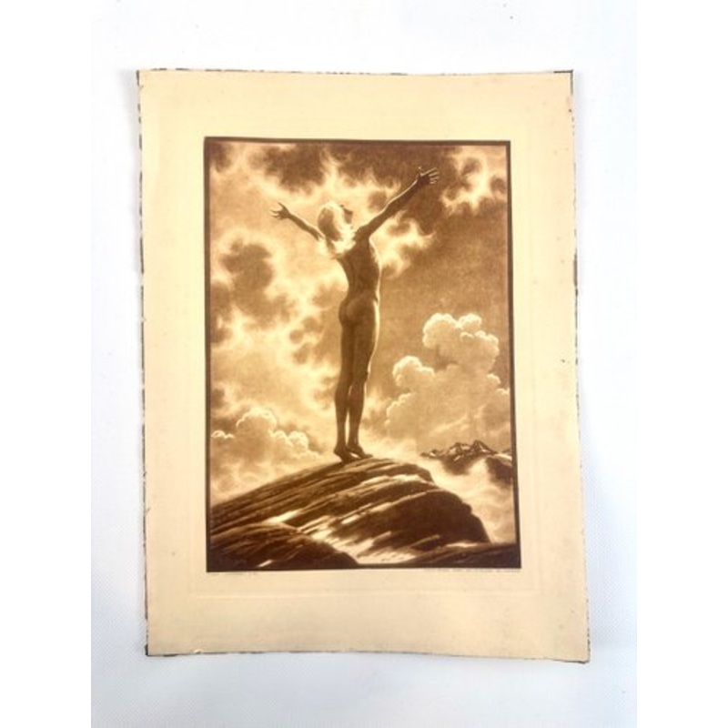 Hugo Hppener Fidus, Light Prayer, 1910, Photogravure for sale at Pamono
