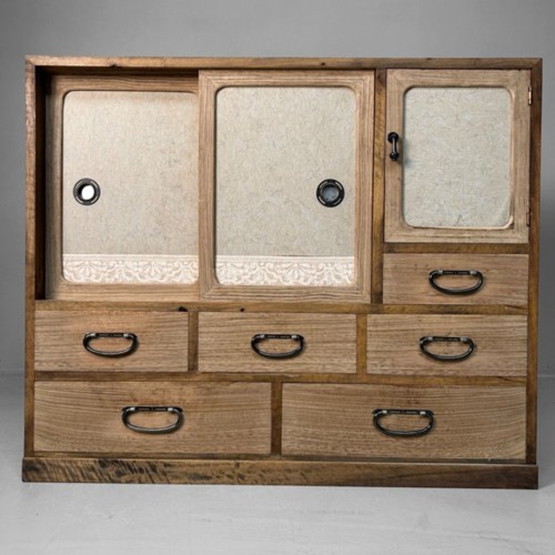 Japanese Tansu Chest, 1980s for sale at Pamono