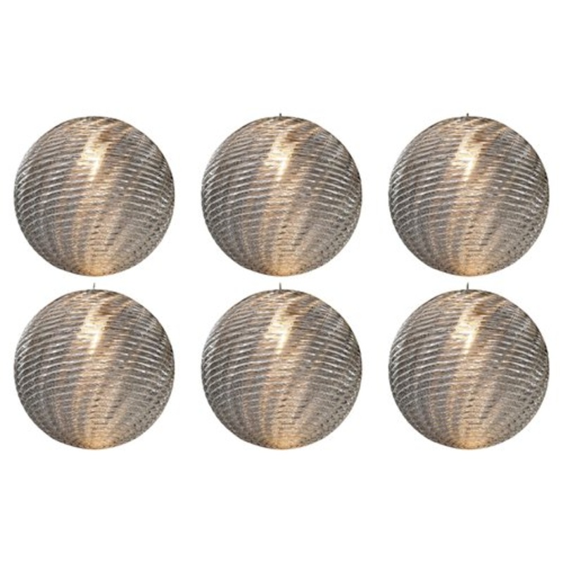 Large Mid-Century Modern Brass and Pattern Glass Pendants, Prague, 1960s for sale at Pamono