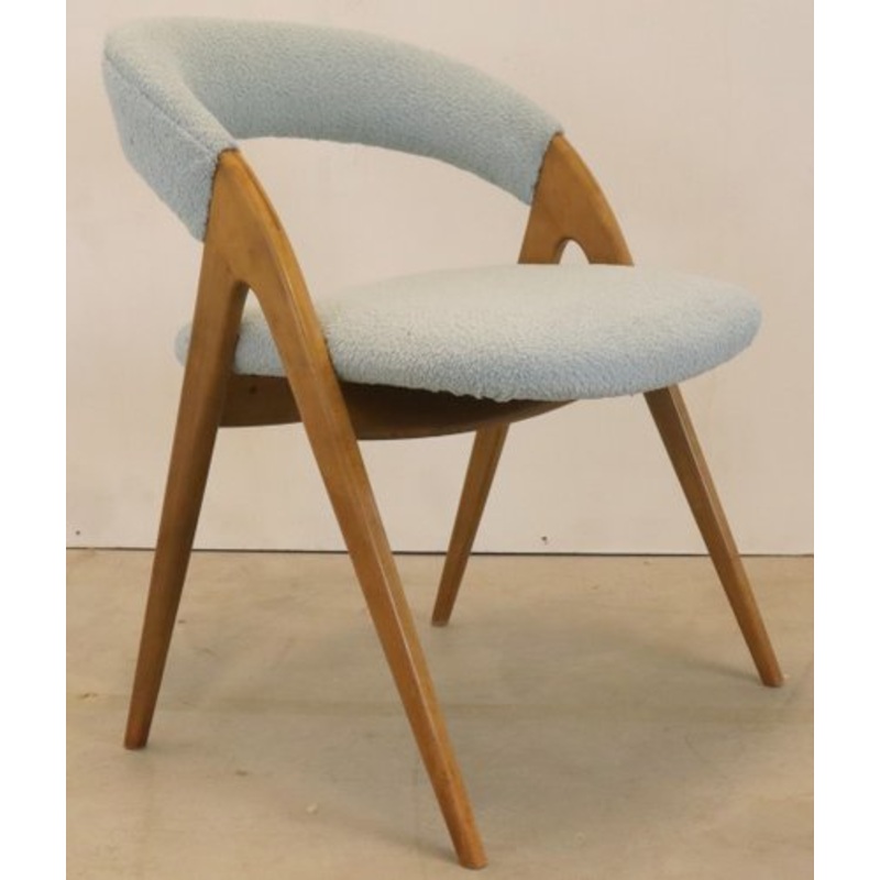 Mehlmels Chair in Teddy Fabric from WK Mbel for sale at Pamono