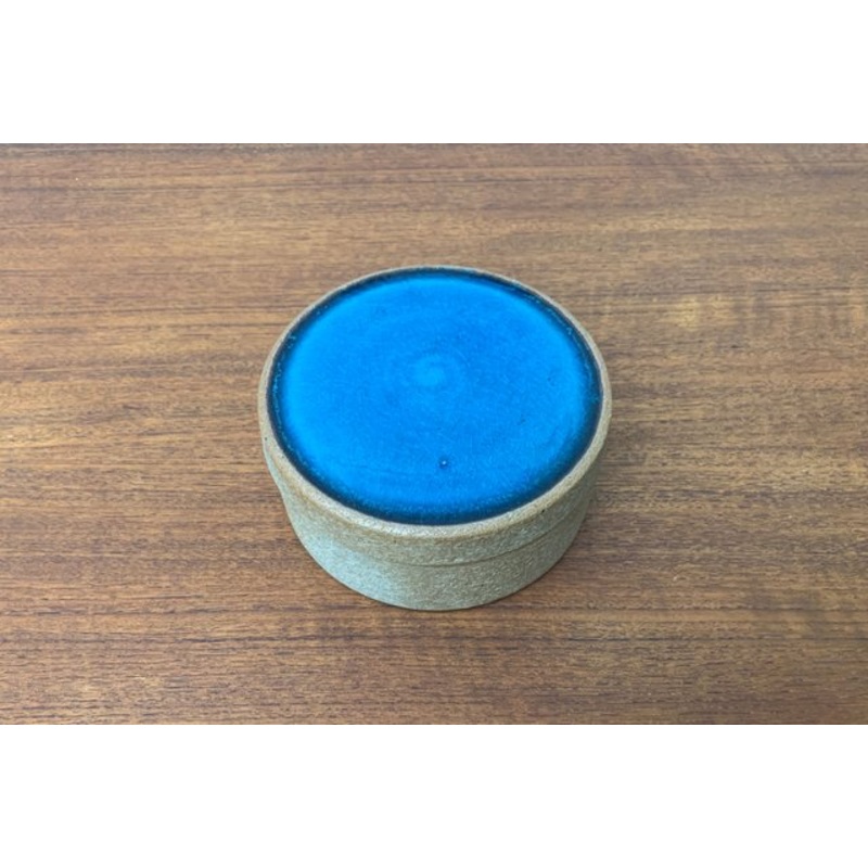 Mid-Century Danish Round Ceramic Box by L. Hjorth for Hjorth Pottery, Denmark for sale at Pamono