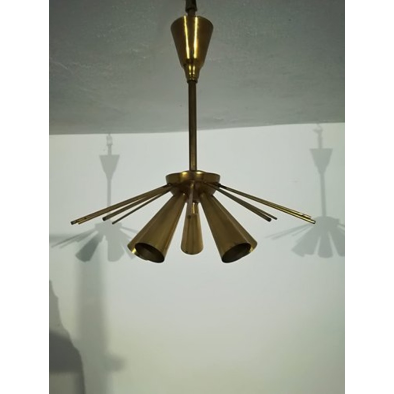 Mid-Century French Ceiling Lamp for sale at Pamono