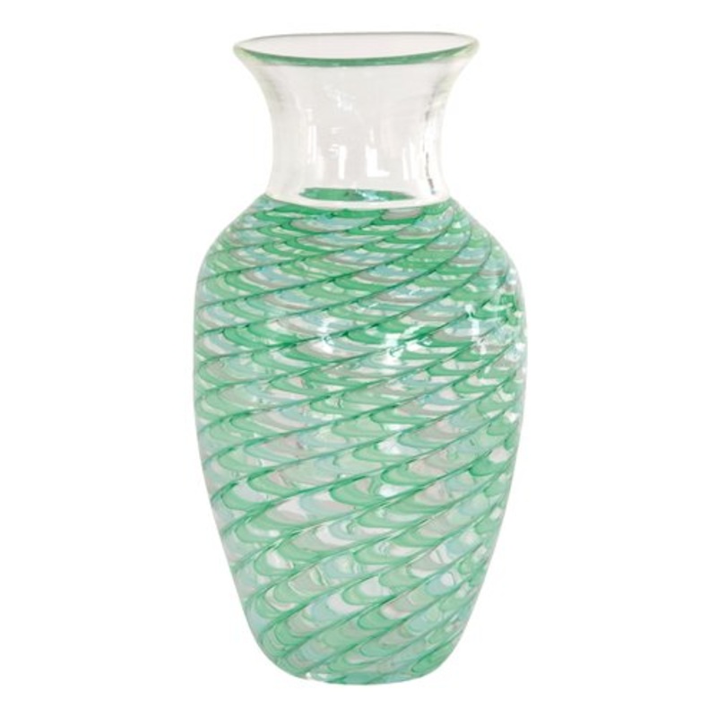 Phoenician Lace Vase in Murano Glass by Archimede Seguso for sale at Pamono