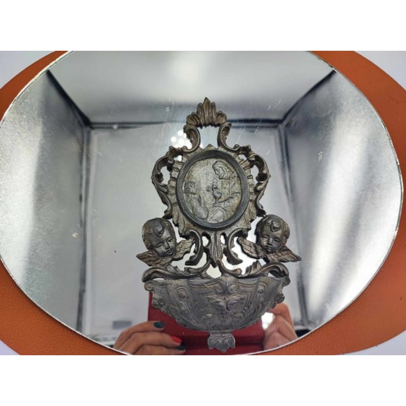 Pre-War Stoup with Angels on the Sides for sale at Pamono