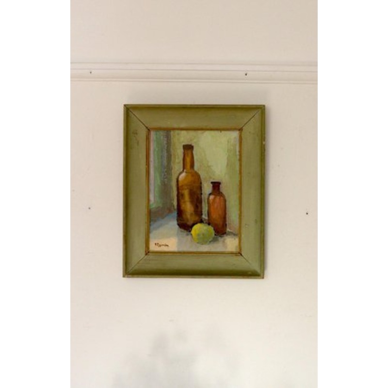R. Engstrm, Still Life, 1960s, Oil on Panel, Framed for sale at Pamono