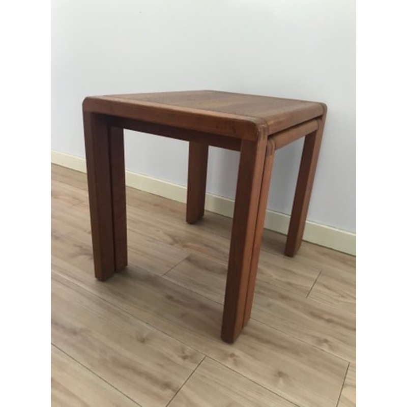 Scandinavian Teak Nesting Tables, 1960s, Set of 2 for sale at Pamono