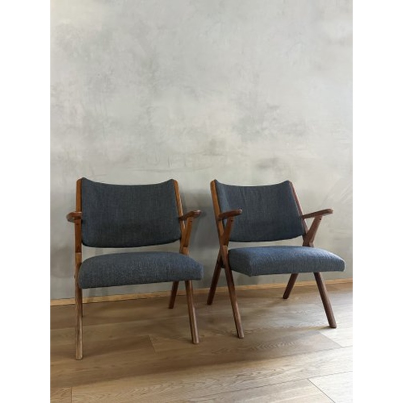 Set of Dal Vera Armchairs, 1950s for sale at Pamono-ORR-2159890