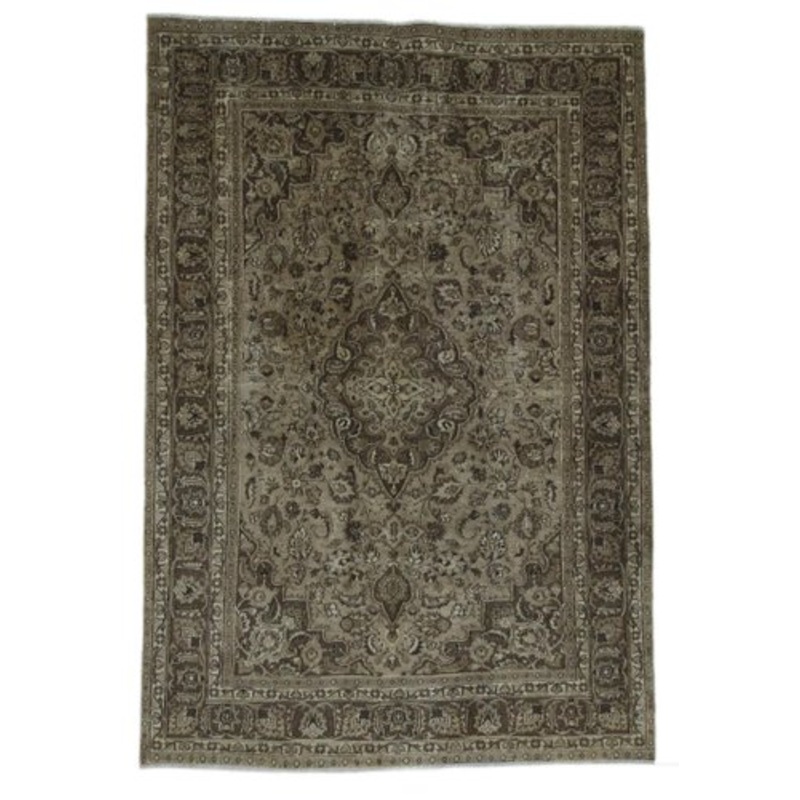 Vintage Hand-Knotted Middle Eastern Rug for sale at Pamono-SZS-2143299