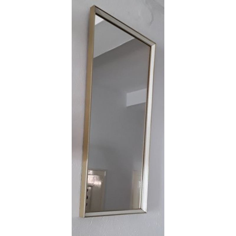 Vintage Trapezoidal Wall Mirror, 1960s for sale at Pamono