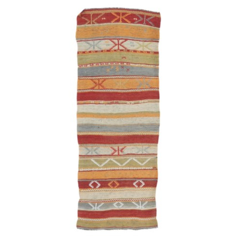 Vintage Turkish Kilim Runner Rug for sale at Pamono