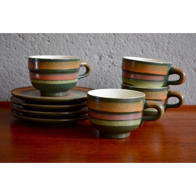 Coffee Service, 1960s, Set of 8 for sale at Pamono