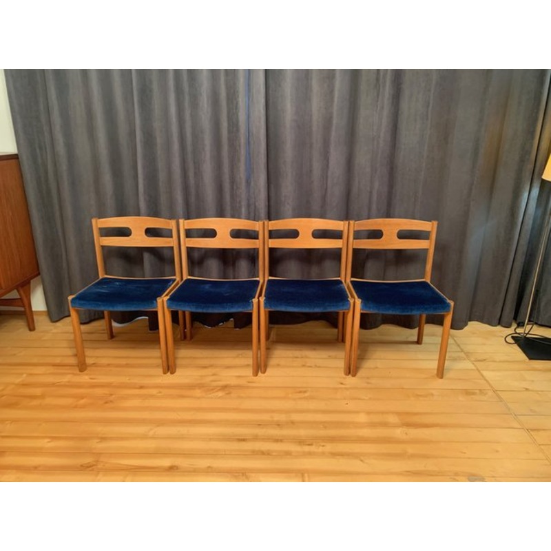 Dining Chairs from Asko, Finland, 1960s, Set of 4 for sale at Pamono