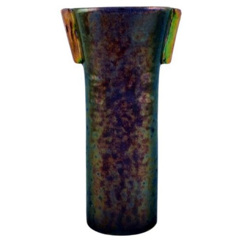 Dutch Glazed Ceramics Vase from Mobach, 1930s for sale at Pamono