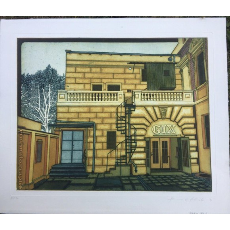 Hartmut R. Berlinicke, 1942 -2018, Berlin Wildeshausen, Lithograph for sale at Pamono