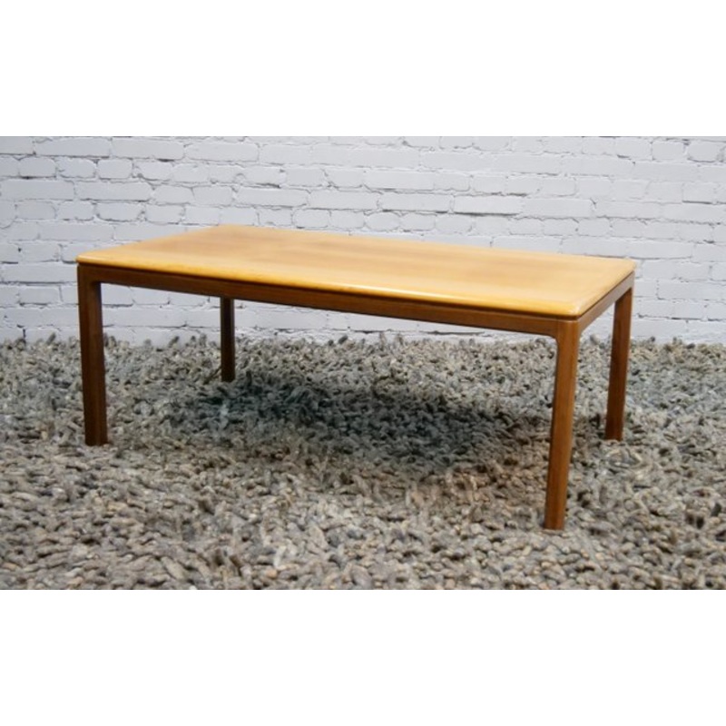 Minimalist Coffee Table in Teak, Denmark, 1960s for sale at Pamono