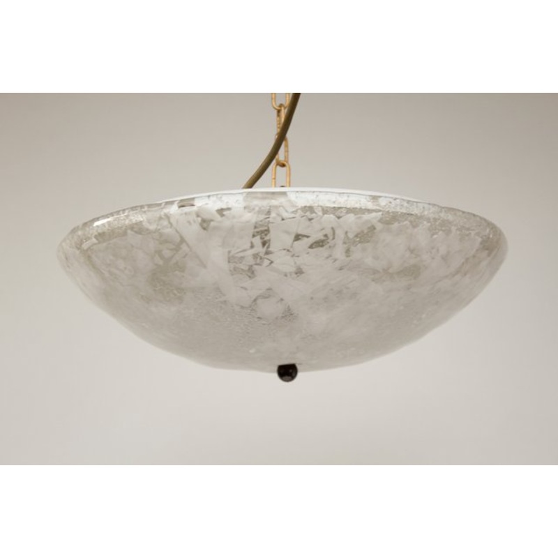 Murano Glass Terrazzo Ceiling Lamp from Massive, 1970s for sale at Pamono