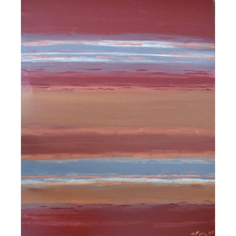 Red Earth, Contemporary Abstract Painting, 1990s for sale at Pamono