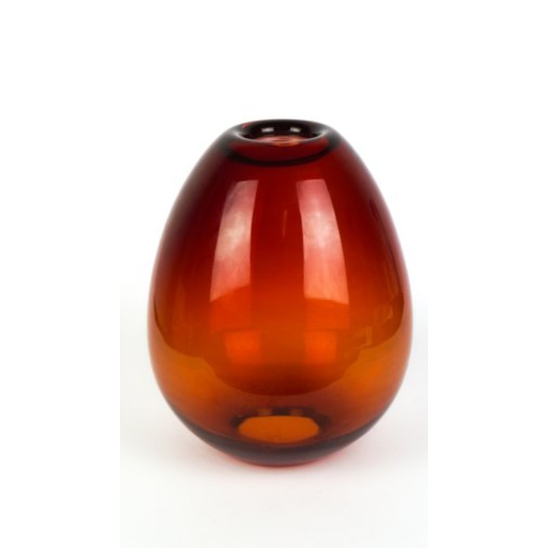 Red Murano Glass Vase or Candle Holder by Beltrami for Made Murano Glass, 2019 for sale at Pamono