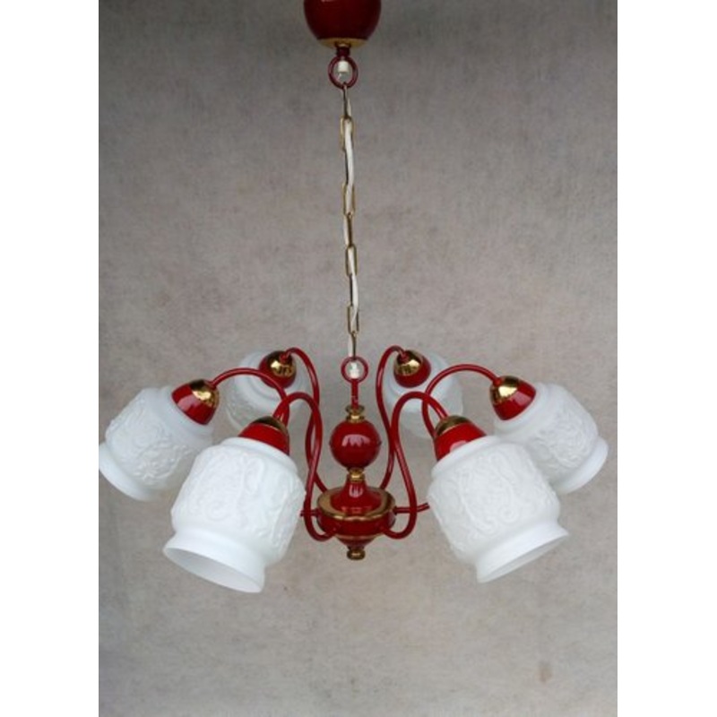 Vintage Chandelier from Drukov Brno, 1970s for sale at Pamono
