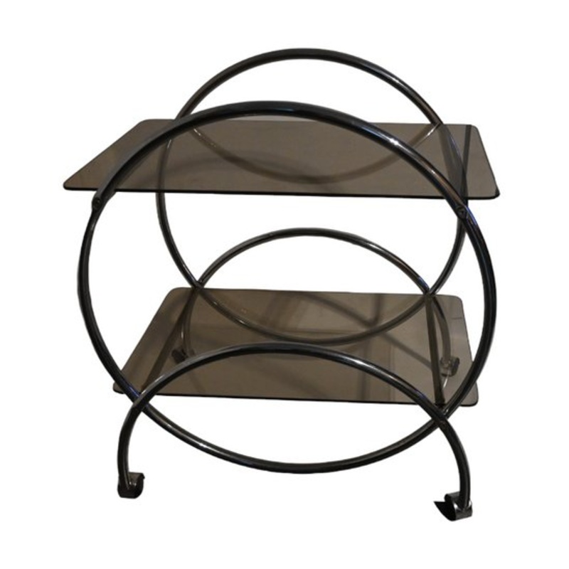 Vintage Chrome Serving Trolley for sale at Pamono