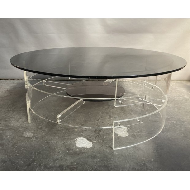 Vintage Geometric Coffee Table, 1960s for sale at Pamono