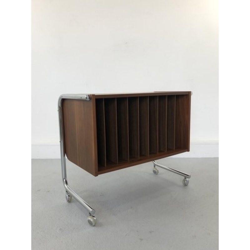 Vintage Wooden Mobile Cabinet, 1970s for sale at Pamono