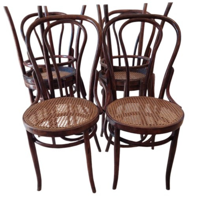 Chairs by Michael Thonet for Sautto and Liberale, 1930s, Set of 6 for sale at Pamono