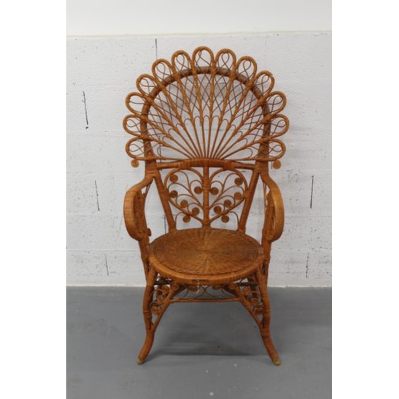 Emmanuelle Peacock Lounge Chair for sale at Pamono