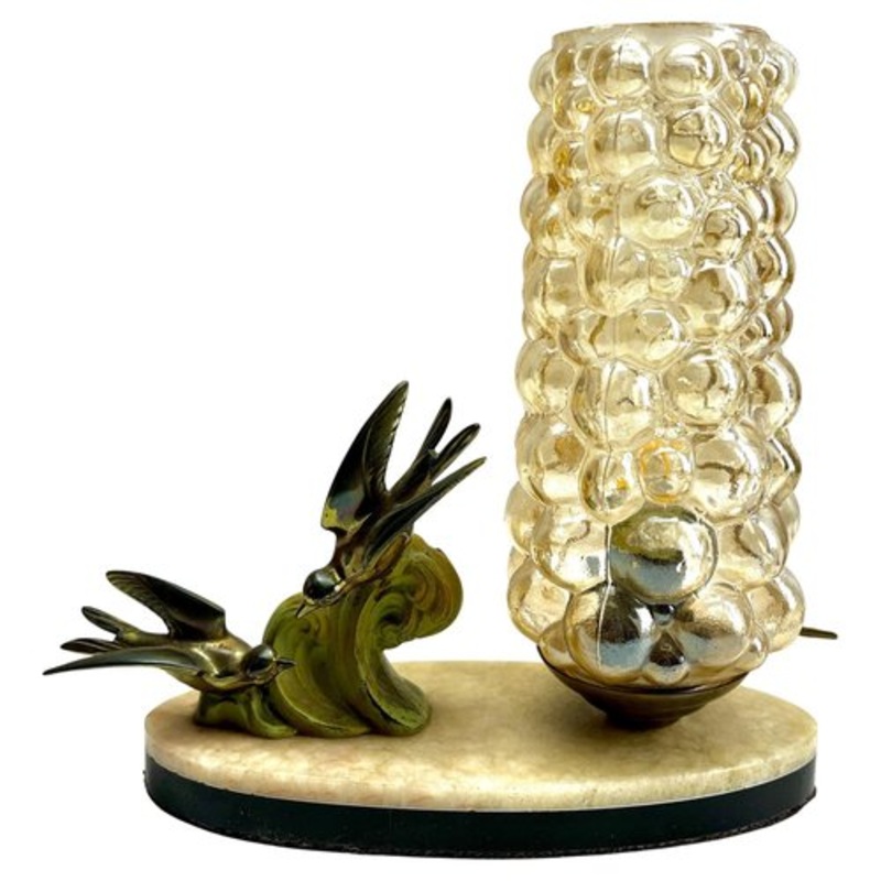 French Art Deco Table Lamp, 1935 for sale at Pamono