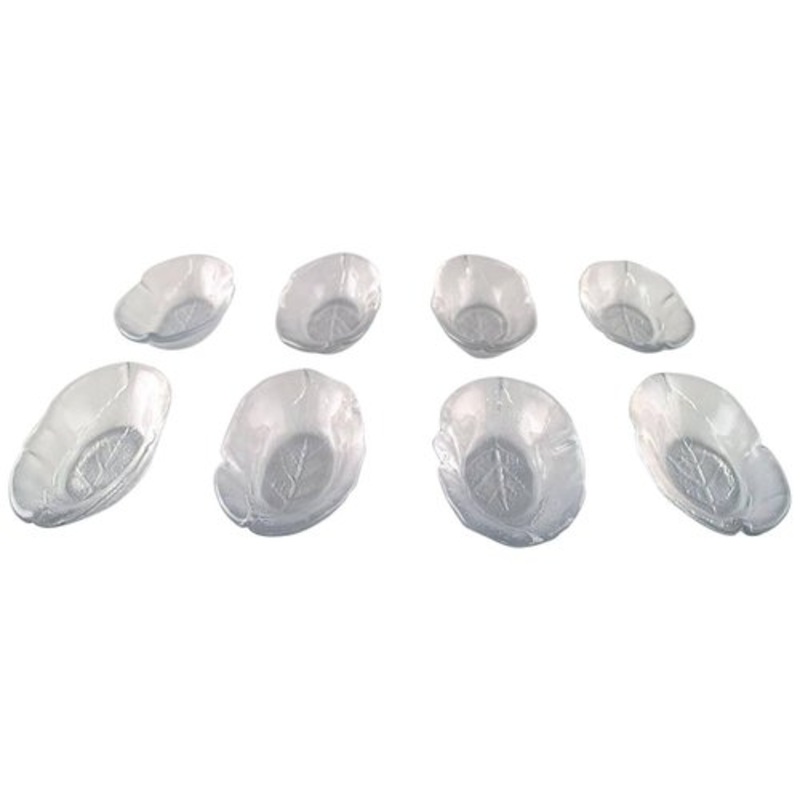 Kosta Party Bowls Art Glass Handmade, Sweden, Set of 8 for sale at Pamono