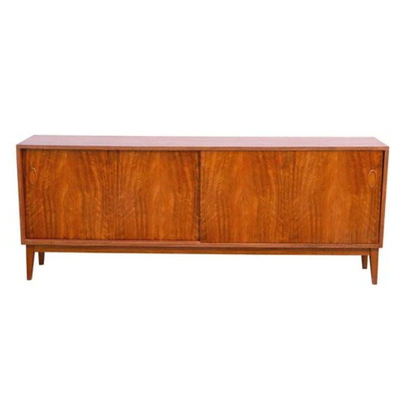 Long Scandinavian Sideboard by Sedlek & Votal, Czechoslovakia, 1960s for sale at Pamono