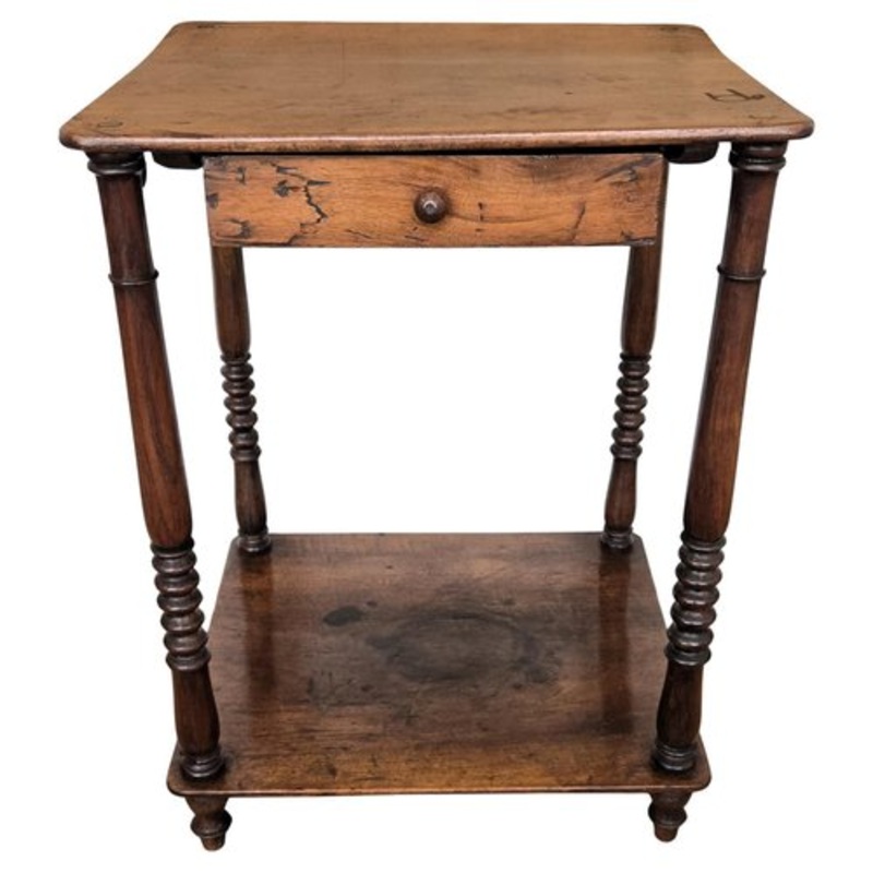 Mid-Century Art Deco Italian Walnut Cocktail Table, 1940s for sale at Pamono