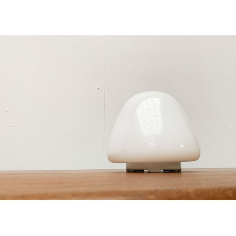 Mid-Century German Glass Erdbeere Ceiling or Wall Lamp by Wilhelm Wagenfeld for Lindner for sale at Pamono