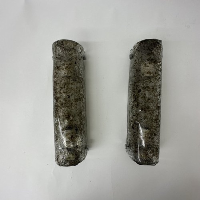 Murano Ice Glass Wall Lamps from Kaiser Leuchten, 1970s, Set of 2 for sale at Pamono