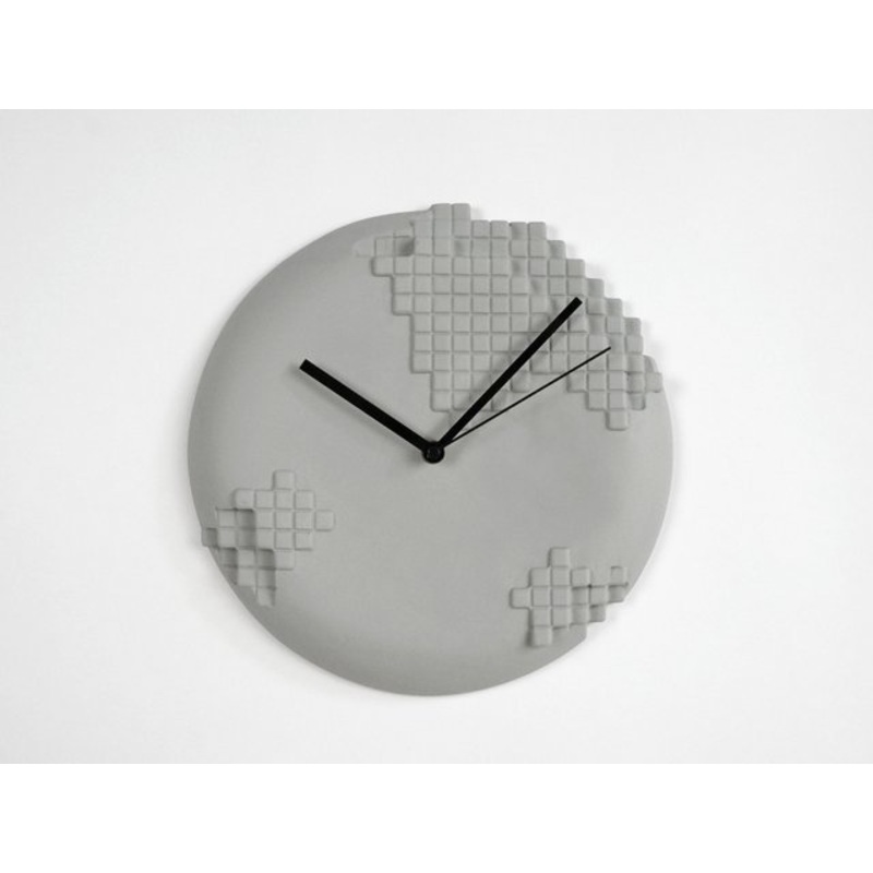 Pixel Wall Clock from Studio Lorier for sale at Pamono