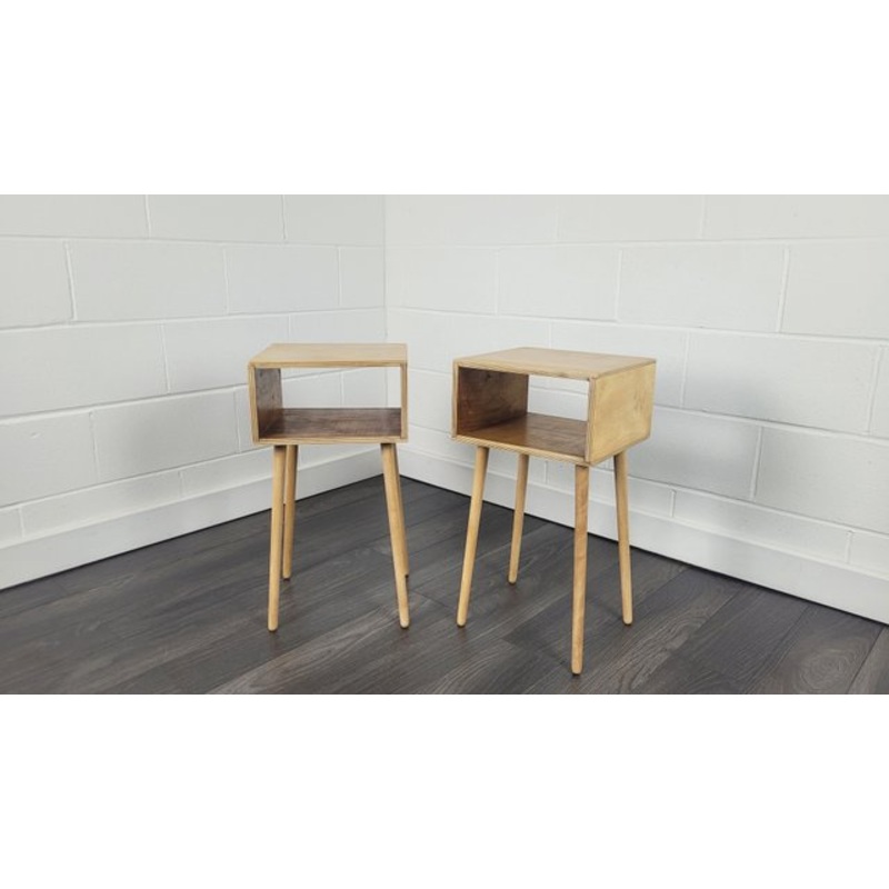 Scandi Bedside Tables, 1960s, Set of 2 for sale at Pamono