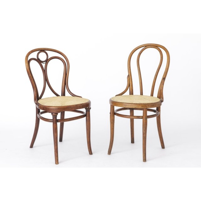 Vintage Viennese Hand Cane Thonet Chair No. 18, 1890s for sale at Pamono
