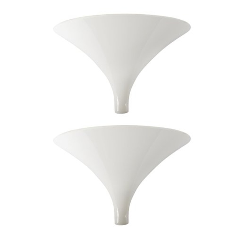 Vintage White Heksenhoed Sconces by Harco Loor, Set of 2 for sale at Pamono