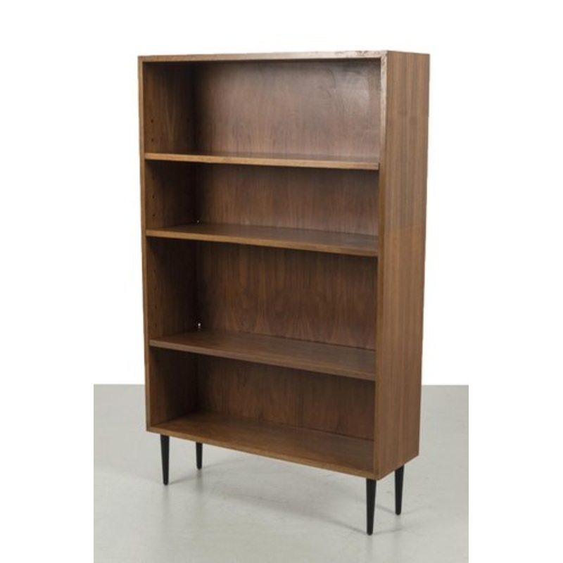 Vintage Wooden Open Bookcase for sale at Pamono