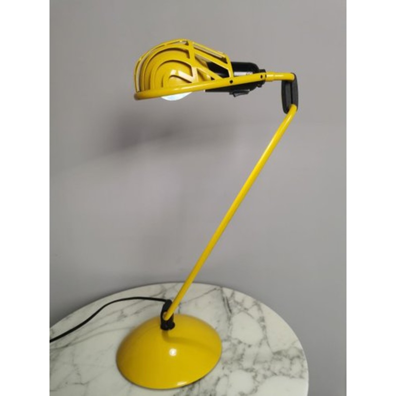 Yellow Igloo Table Lamp by Tommaso Cimini for Lumina, 1980s for sale at Pamono