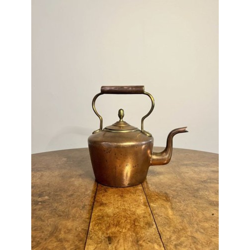 Antique George III Copper Kettle, 1800s for sale at Pamono