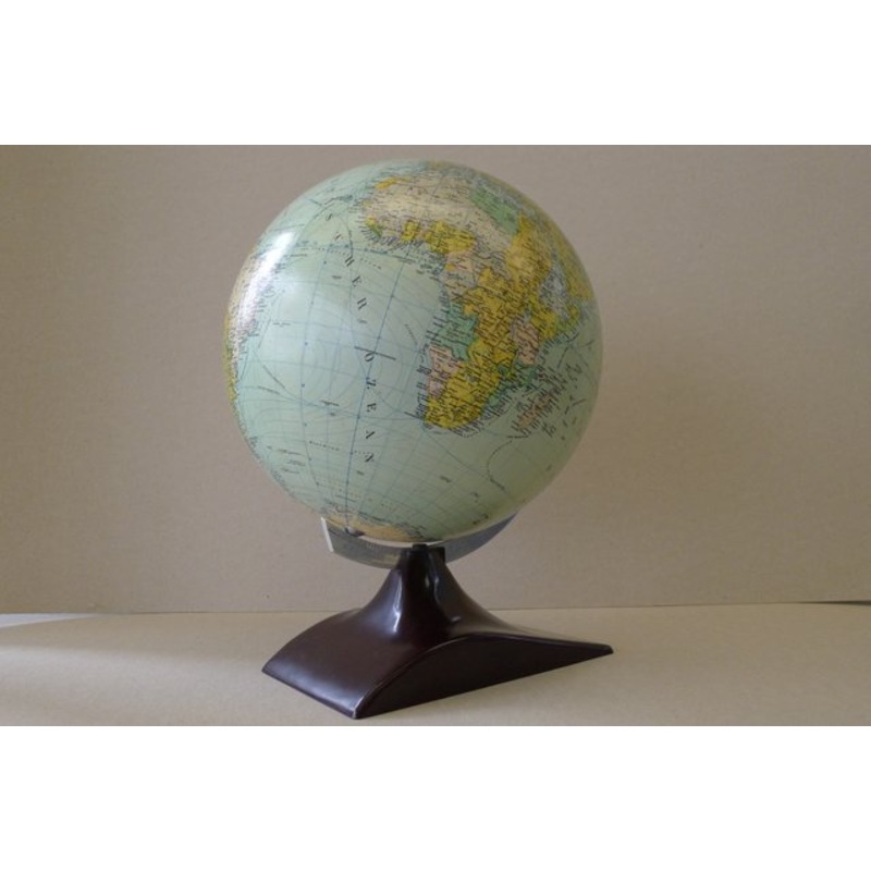 Art Deco Streamline Globe on Bakelite Stand from JRO Verlag, 1950s for sale at Pamono