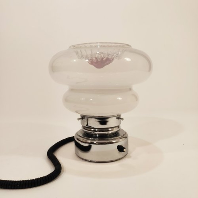 Italian Murano Crystal Desktop Lamp by Toni Zuccheri, 1970s for sale at Pamono