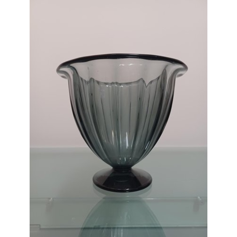 Large Crystal Vase from Daum Nancy, France, 1930s for sale at Pamono