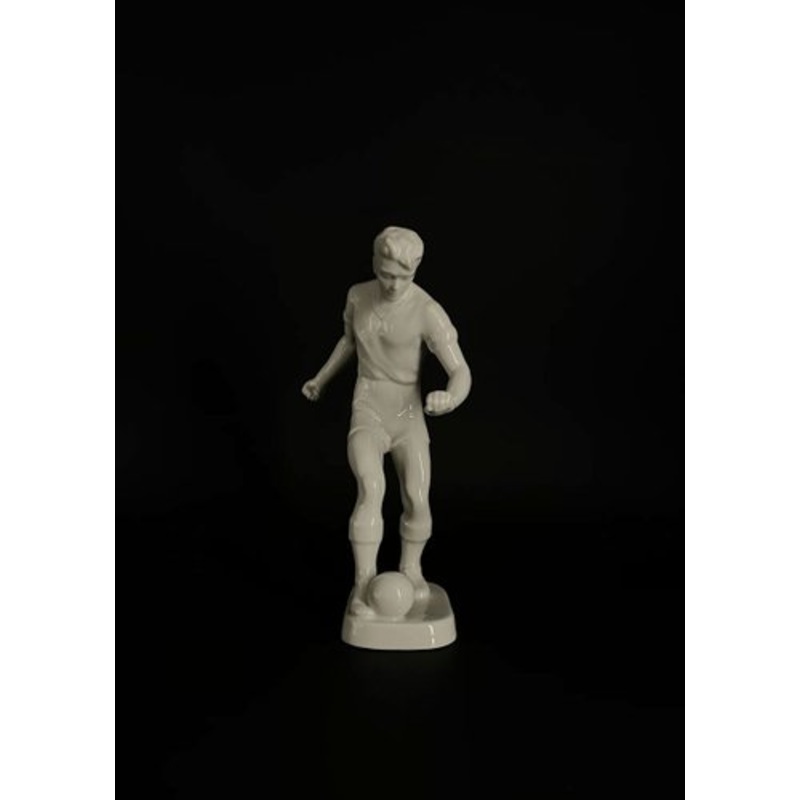 Porcelain Football Player from Hollhza, 1940s for sale at Pamono