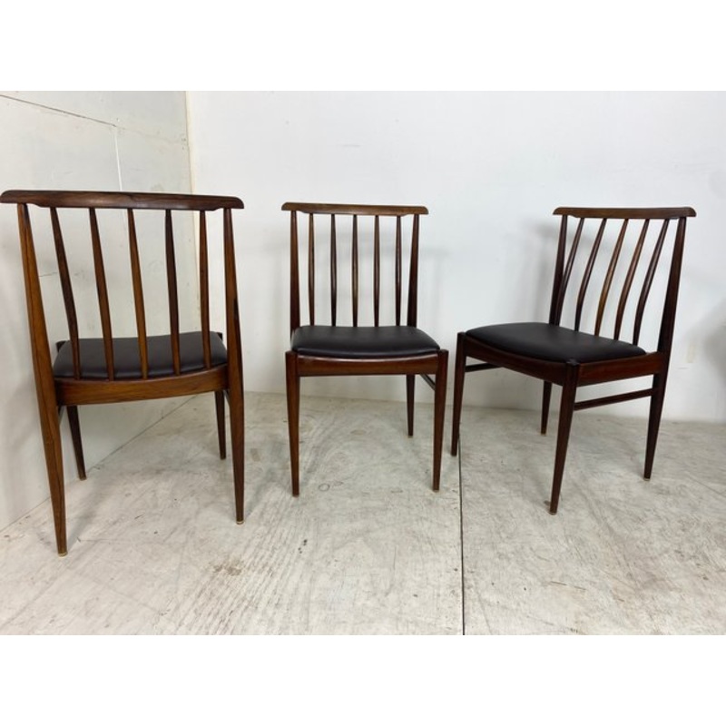 Scandinavian Dining Chairs, 1960s, Set of 3 for sale at Pamono